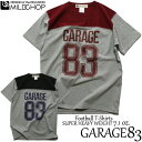 GARAGE 83 / 半袖 Tシャツ メンズ レディース トップス ファッション 綿 限定 ポップ オリジナル デザイン イラスト ロゴ ロック スカル キャ...