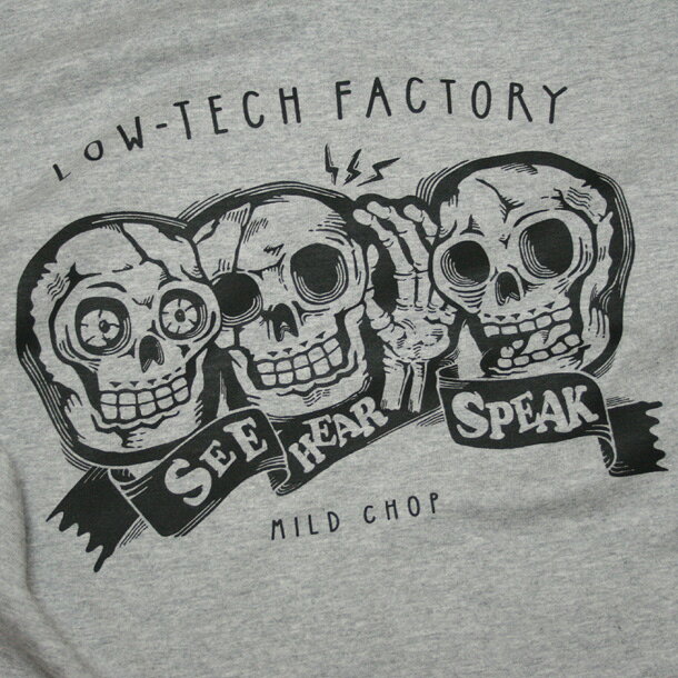 See.Hear.Speak Tシャツ メンズ レディース 半袖 トップス ファッション 綿 限定 オリジナル デザイン イラスト ロゴ ロック スカル キャラクター 音楽 パロディ シンプル キャンプ メッセージ おもしろ ペア シンプル 服 春 夏 定番 送料無料【cloth】MILDCHOP jacajaca-10001289 HUKURO サンプル画像3