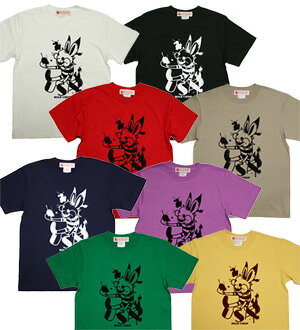 USA(ウサ)PUNK / Tシャツ メンズ レディース 半袖 トップス ウサギ ファッション 綿 限定 オリジナル デザイン イラスト ロゴ ロック スカル キャラクター 音楽 パロディ シンプル キャンプ メッセージ おもしろ ペア シンプル 服 春 夏 定番 送料無料【cloth】MILDCHOP jacajaca-10000366 HUKURO サンプル画像3