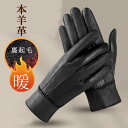 革手袋 メンズ 男性用 グローブ 本革 手袋 シープスキン レザーグローブ 防寒手袋 裏起毛 保温 防風 メンズ手袋 レザー 羊皮 本革 ラム革 暖かい 秋冬 ...