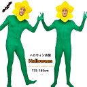 ハロウィン 衣装 ひまわり コスプレ クリスマス 誕生日 パーティーグッズ 向日葵 チューリップ 花 仮装 175-185cm メンズ 大人 被り物 面白い 可...