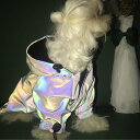 犬服 ドッグウェア ペット服 猫 ねこ ジャケット 厚手 あったか 夜光 小型犬 中型犬 防寒 ペット用品 もこもこ 秋冬
