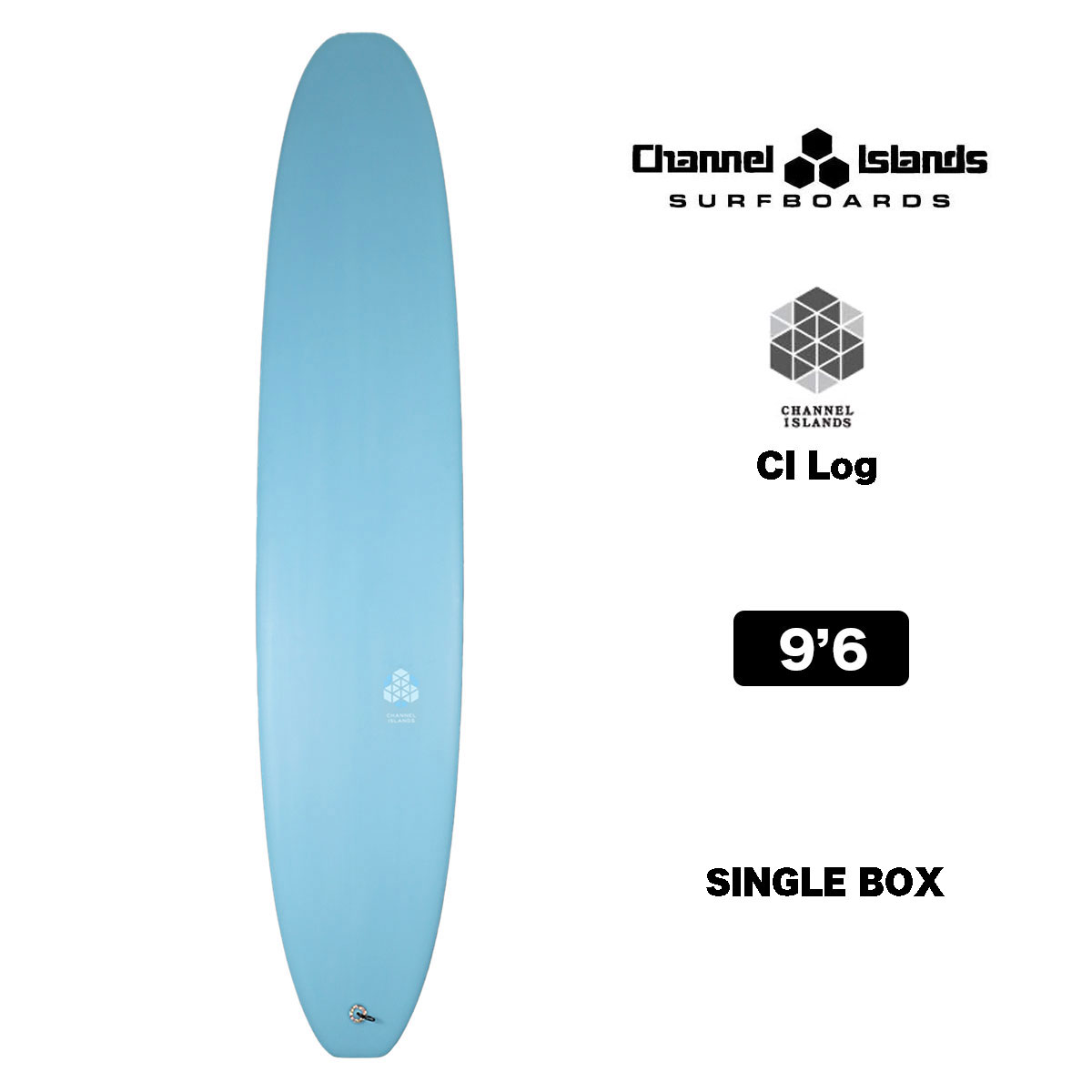 channel islands サーフボード ロングボード 9'6 チャンネルアイランズ サーフィン シングルフィンボックス CI Log 9'6 single box 即納 02surf