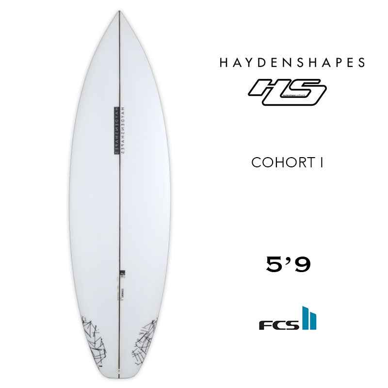 HAYDENSHAPES ヘイデンシェイプス ヒプトクリプト サーフボード ショートボード 5'9 コホート1 FCS2 TRI ショート ボード オールラウンダー パフォーマンス デッキパッド付き COHORT1【hs0017】 02surf