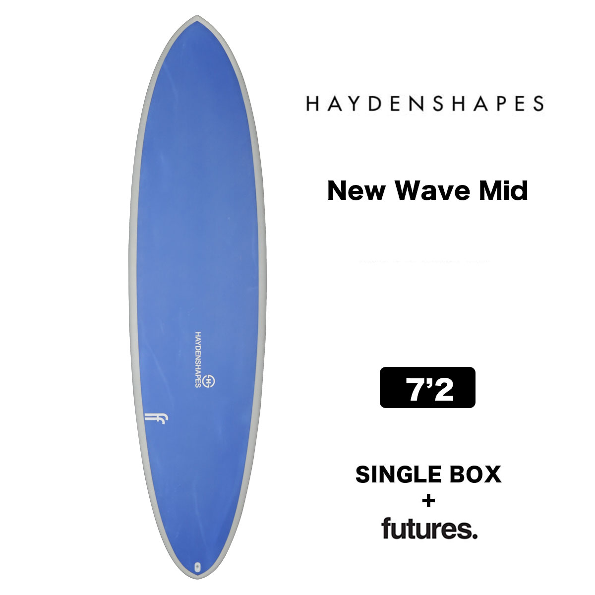 【最大1,500円OFF フラッシュクーポン対象】 HAYDENSHAPES NEW WAVE MID 7.2 ヘイデン シェイプス ニュー ...