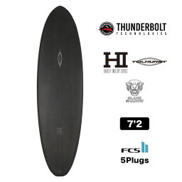 サーフボード thunderbolt サーフボード ミッドレングス サーフィン 7'2 FCS2 5フィン Tolhust Surfboards Harley Ingleby Series