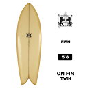 LARRY MABILE ラリーメイビル サーフボード ショートボード 5'8 クラッシック フィッシュ サーフィン オンフィン ツインフィン surfboards LARRY MABILE FISH 5.8【jk2302】