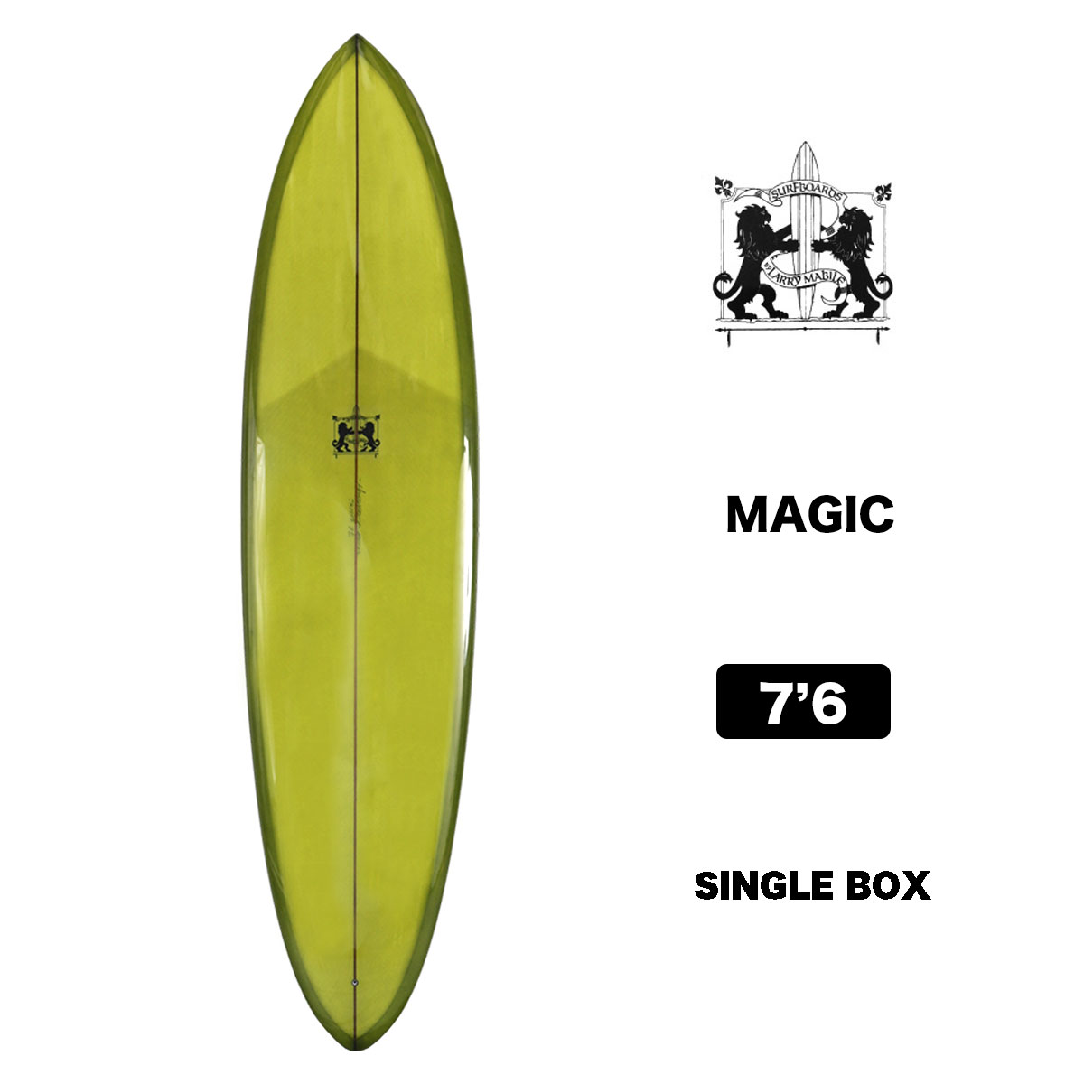 LARRY MABILE ꡼ᥤӥ եܡ ߥåɥ󥰥 ե 7'6 󥰥 ܥå MAGIC 7.6 SINGLE BOXjk2307