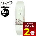 【5/1限定★ ポイント2倍 フラッシュクーポン 100円OFF 対象 】クルキッド krooked デッキ スケボー デッキ 8.25 スケートボード スカル...