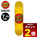 【5/1限定★ ポイント2倍 】サンタクルーズ スケートボード デッキ スケボー 定番 ロゴ 7.25 inc キッズ 子供 スケートデッキ 人気 ブランド S...
