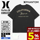 【 お買い物マラソン 楽天 今すぐ使える5%OFFクーポン】 ハーレー メンズ 半袖Tシャツ 水陸両用 ファントム 軽量 UPF50+ 吸水速乾 オーバーサイズ M L XL 人気ブランド HURLEY | PHNTM CALIFORNIA O T【MUSS251031】