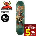 【Fashion THE SALE 限定 すぐ使える 5%OFF クーポン】 トイマシーン スケートボード スケボー デッキ 8.0inc グリーン ロボット ...
