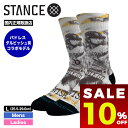 【 セール 10%OFF 】 スタンス メンズ ソックス 靴下 MLB パドレス ダルビッシュ有コラボモデル クルー 25.5-29.0cm 人気ブランド STANCE | YU DARVISH STREAK【A556B24YUD】