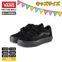 VANS ヴァンズ バンズ キッズ スニーカー オールドスクール ベルクロ 黒 ブラック 子供用 スケシュー スケボー 靴 シューズ 人気 ブランド KIDS OLD SKOOL V【VN000VHEENR】