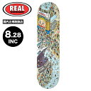 real デッキ スケボー デッキ 8.28 スケートボード スケートデッキ チマ・ファーガソン REAL SKATEBOARD CHIMA WHERE'S CHIMA【10021ZZ019FE00】