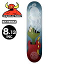 トイマシーン スケートボード スケボー デッキ 8.13inc グレー スケートデッキ 人気ブランド Toy Machine Skateboard | WHO ...