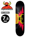 トイマシーン スケートボード スケボー デッキ 7.5inc 子供 キッズ スケートデッキ 人気ブランド Toy Machine Skateboard | WI...