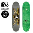 ANTI HERO SKATEBOARD アンタイヒーロー スケートボード スケボー デッキ スケートデッキ グレー 8.25インチ | CLASSIC EAGLE DECK【10020226】