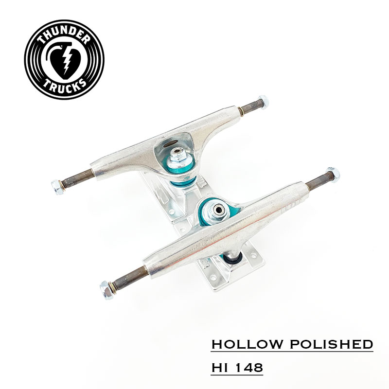 スケートボード トラック スケートボード サンダー THUNDER【30330000179】 Skateboard Trucks HOLLOW POLISHED HI 148