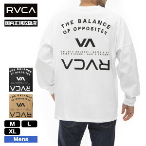 ルーカ ロンT メンズ Tシャツ 長袖 ティーシャツ バックプリント VA BOXED RVCA LT ロングスリーブTシャツ 3色 M L XL 人気ブランド RVCA 通販【BD041-057】