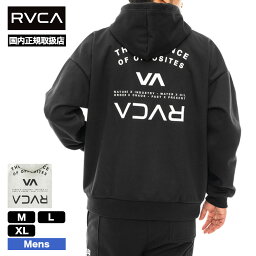 【SALE 30％OFF】 ルーカ スウェット パーカー フーディー メンズ バックプリント プルオーバー グレー 黒 M L XL 人気ブランド RVCA 通販 新作 RVCA|CHECKER HOODIE 【BD042048】