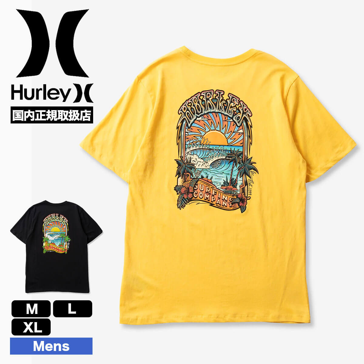 楽天サーフボード＆スケート　ジャックHURLEY ハーレー メンズ Tシャツ 半袖Tシャツ トップス サーフィン サーフボード 波柄 サイズ M L XL 人気ブランド 通販 | MENS EVERYDAY ELECTRIC POINT SHORT SLEEVE【MTS0040360】 new 05apa