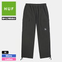 HUF ハフ パンツ ボトム バギー カーゴ 太め メンズ レディース ブラック M スケボー スケーター 人気 ブランド 2024 | LEISURE CARGO PANT【PT00336】2024秋冬