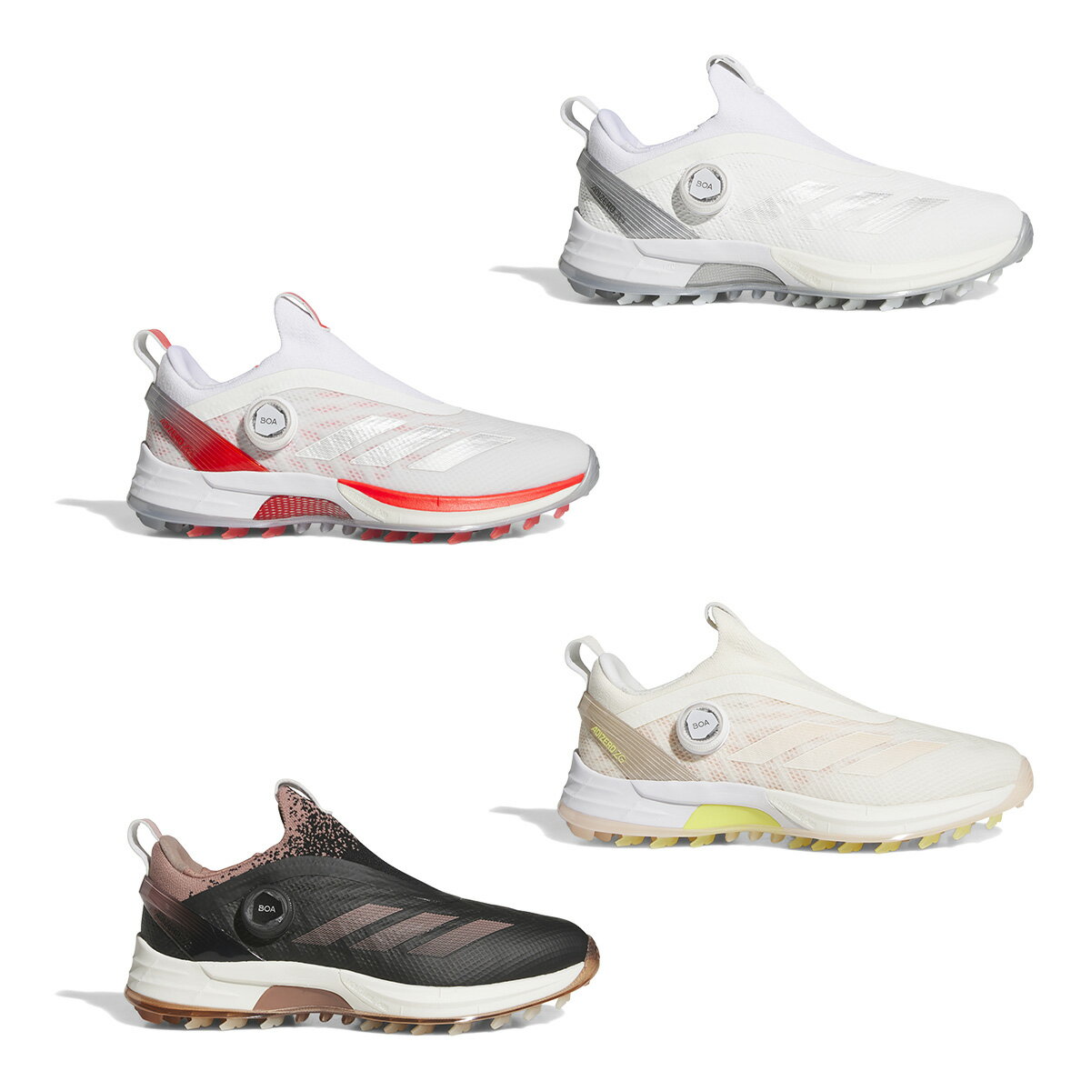 【レディース】アディダス ゴルフ ゴルフシューズ ウィメンズ アディゼロ ゼットジー ZG 25 ボア スパイクレスシューズ NLK62 2E相当 2025年春...