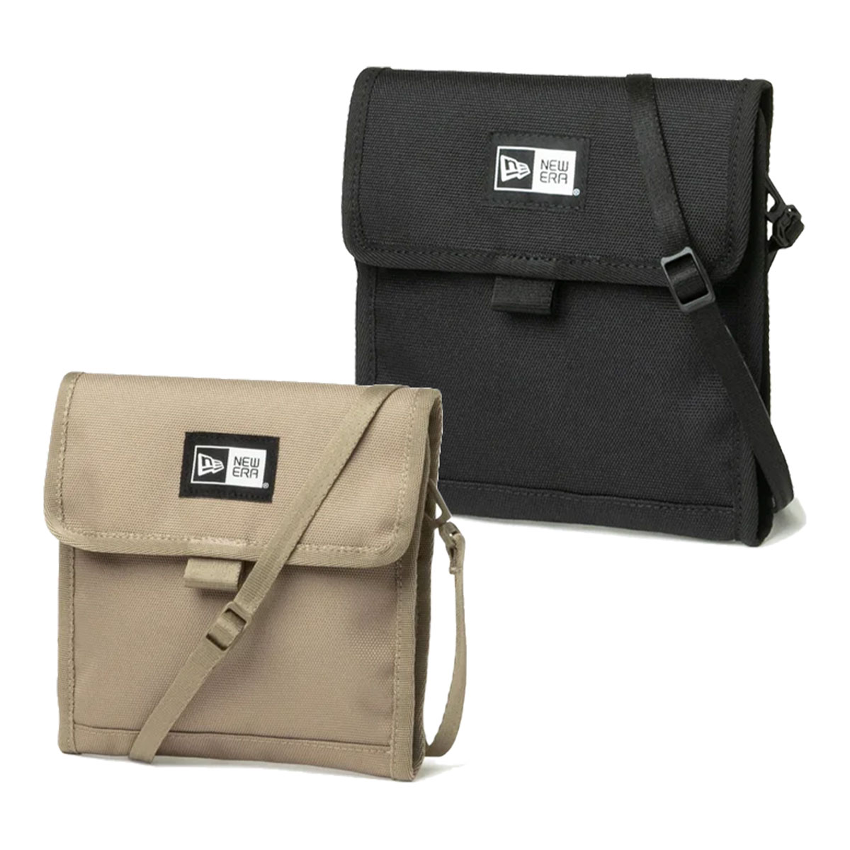 【最大6000円引きクーポン配布中】二ューエラ スクエア ネックポーチ 0.5L ボックスロゴ 13552461／13552462 バッグ 2025年春夏モデル New Era
