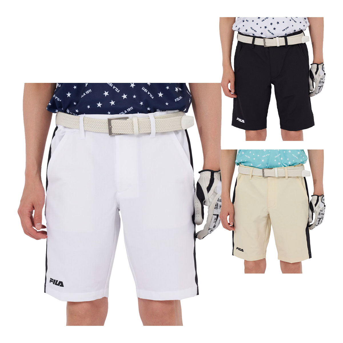 Pants - フィラ ゴルフ ストレッチ ショートパンツ 744-361 ゴルフウェア ボトムス 2024年春夏モデル FILA GOLF