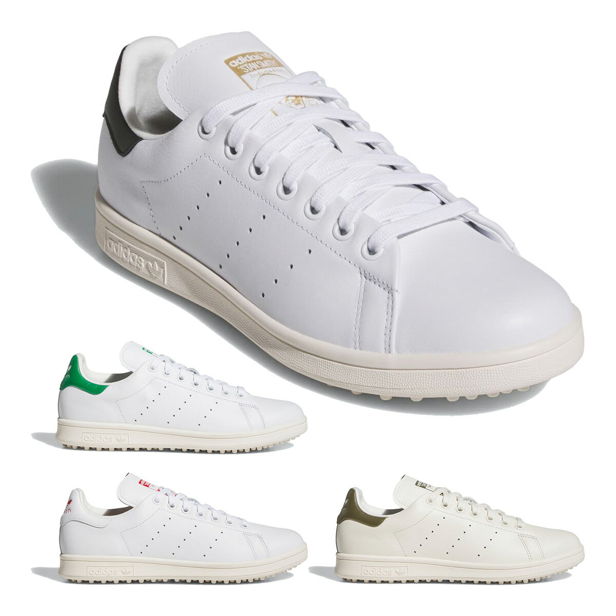 アディダス ゴルフ ゴルフシューズ スタンスミス ゴルフ フルグレインレザー スパイクレスシューズ NNO27 2E相当 2025年春夏モデル adidas g...