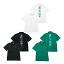 ニューエラ ゴルフ 半袖 ポロシャツ 鹿の子 Vertical Logo ユニセックス 14391484/14391485/14391486 トップス 2025年春夏モデル NEW ERA NEWERA GOLF 春夏ウェア メンズ レディース