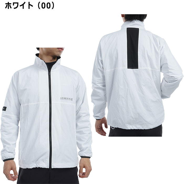 アドミラル ゴルフ 撥水ストレッチ ウィンドジャケット ADMA469 ゴルフウェア トップス 2024年秋冬モデル Admiral GOLF