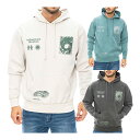 ビラボン BILLABONG 長袖 パーカー ウォッシュドウェーブレイヤーパーカー メンズ BE012006 トップス 2024年秋冬モデル 秋冬ウェア カジュアル タウンユース WASHED WAVE LAYER プルオーバーパーカー