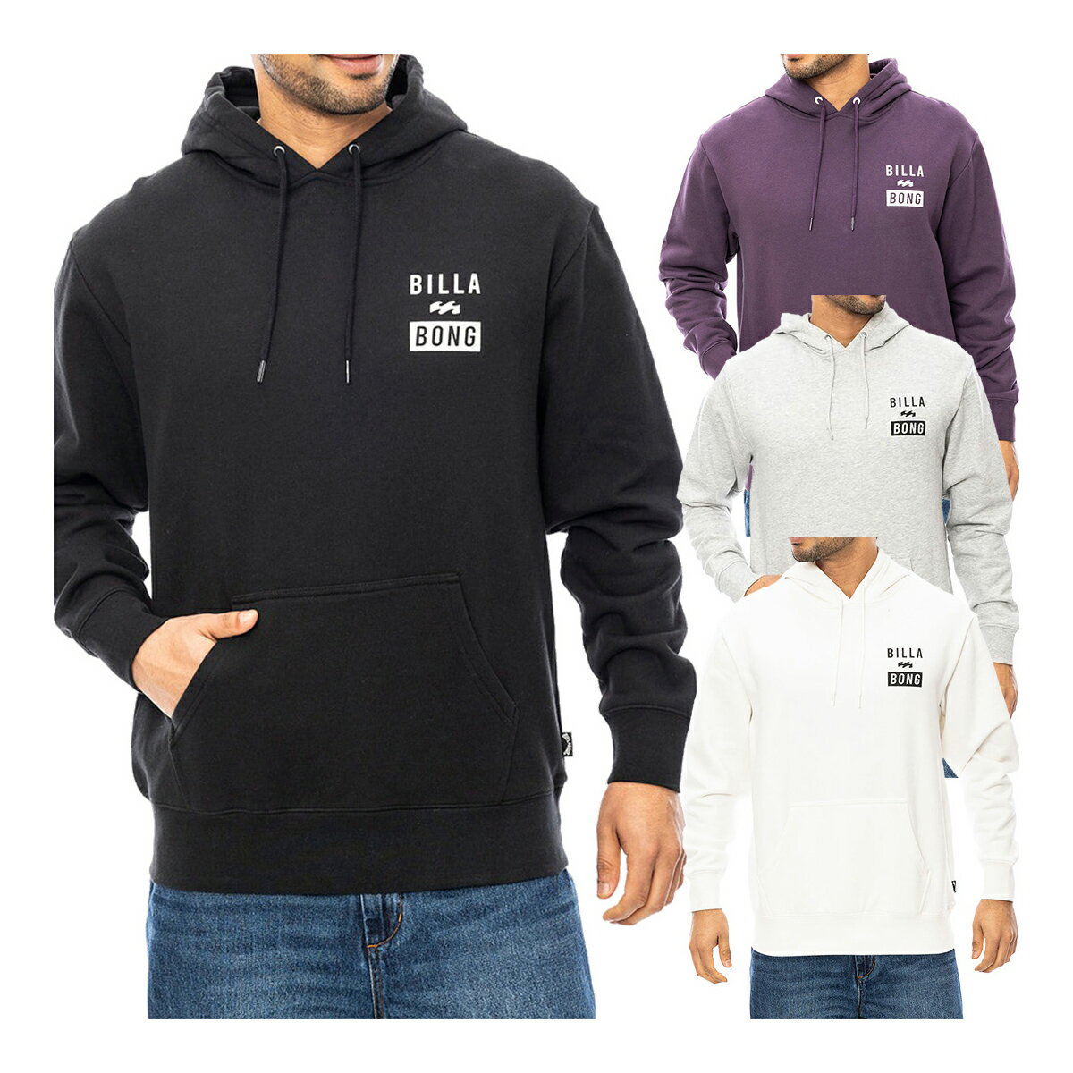 乐天商城 - ビラボン BILLABONG 長袖 パーカー アドバイザリーパーカー メンズ BE012007 トップス 2024年秋冬モデル 秋冬ウェア カジュアル タウンユース ADVISORY プルオーバーパーカー スタンダードフィット