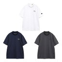キャロウェイ 半袖 モックネックシャツ 幾何学ロゴジャガード メンズ C25134106 トップス ゴルフウェア 2025年春夏モデル Callaway 春夏ウェア