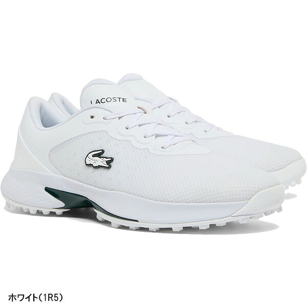 ラコステ LACOSTE ゴルフシューズ スパイクレス GOLF POINT 1261 SMA メンズ 51SMA0027 ゴルフポイント 靴 ローカット スポーツシューズ ゴルフスニーカー スパイクレスシューズ 紐タイプ シューレース 2026年モデル