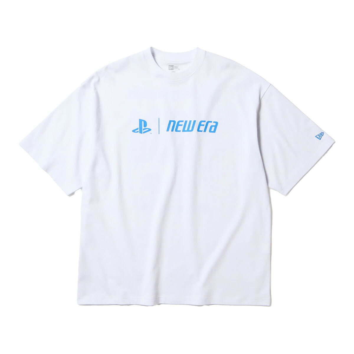 樂天商城 - ニューエラ NEW ERA 半袖 オーバーサイズド コットン Tシャツ PlayStation スローガン ユニセックス 14693217 NEWERA タウンユース カジュアル メンズ レディース ティーシャツ