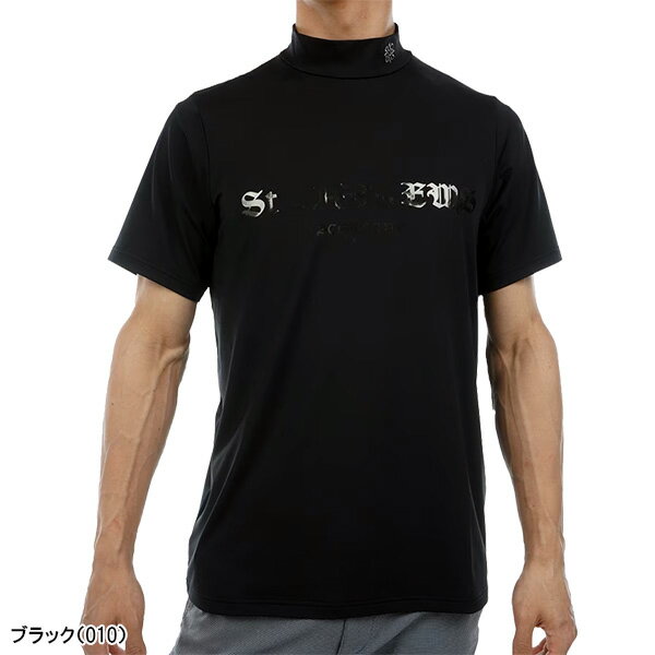 セント・アンドリュース 半袖 ハイネックシャツ ストレッチ ベア天 メンズ 042-5167351 トップス ゴルフウェア 2025年春夏モデル St ANDREWS セントアンドリュース 0425167351 春夏ウェア