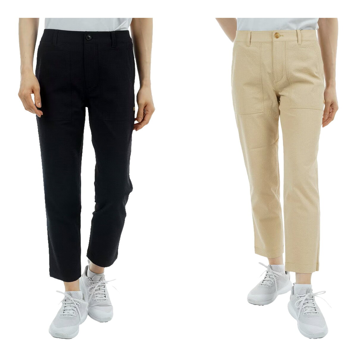 【レディース】セント・アンドリュース ロングパンツ アンクル丈パンツ TEXBRID サッカーストレッチパンツ 043-5131554 ボトムス ゴルフウェア 2025年春夏モデル St ANDREWS セントアンドリュース 0435131554 春夏ウェア 9分丈パンツ 女性用