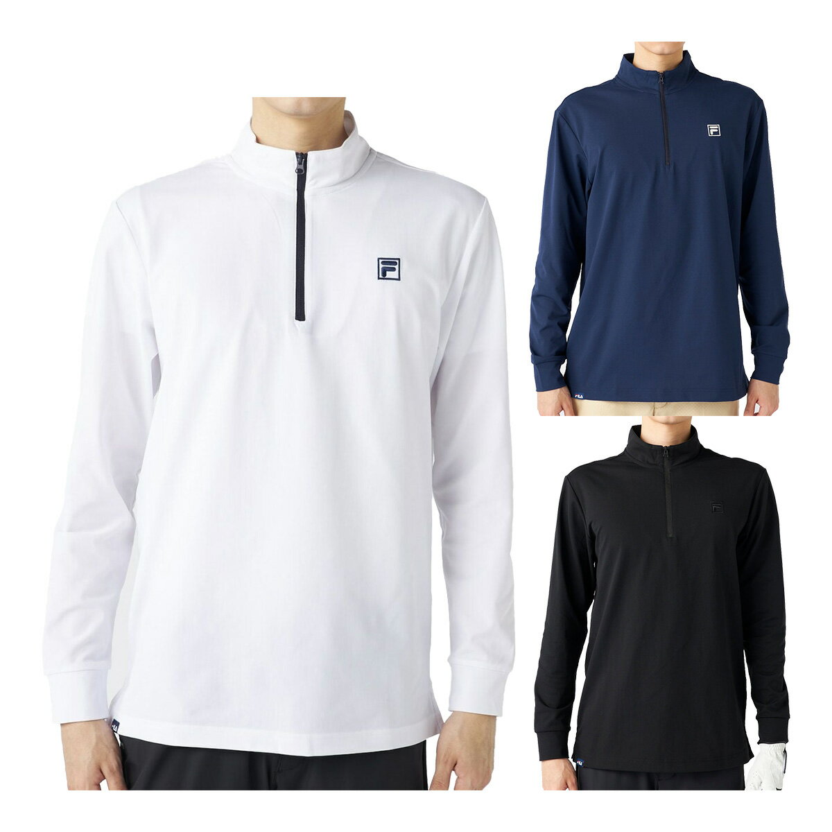 Other - フィラ ゴルフ 長袖 ハーフジップシャツ メンズ 745-501L トップス ゴルフウェア 2025年モデル FILA GOLF 745501L