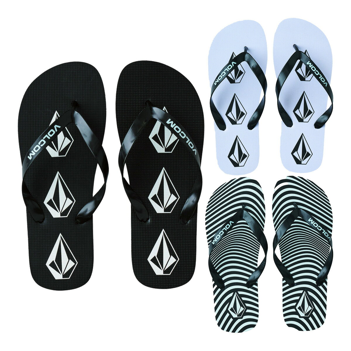 乐天商城 - ボルコム VOLCOM ビーチサンダル ストーンサンダル メンズ VSD261002 2026年春夏モデル STONE Sandal プール 海水浴 海 マリンスポーツ サーフィン ウォータースポーツ ビーサン