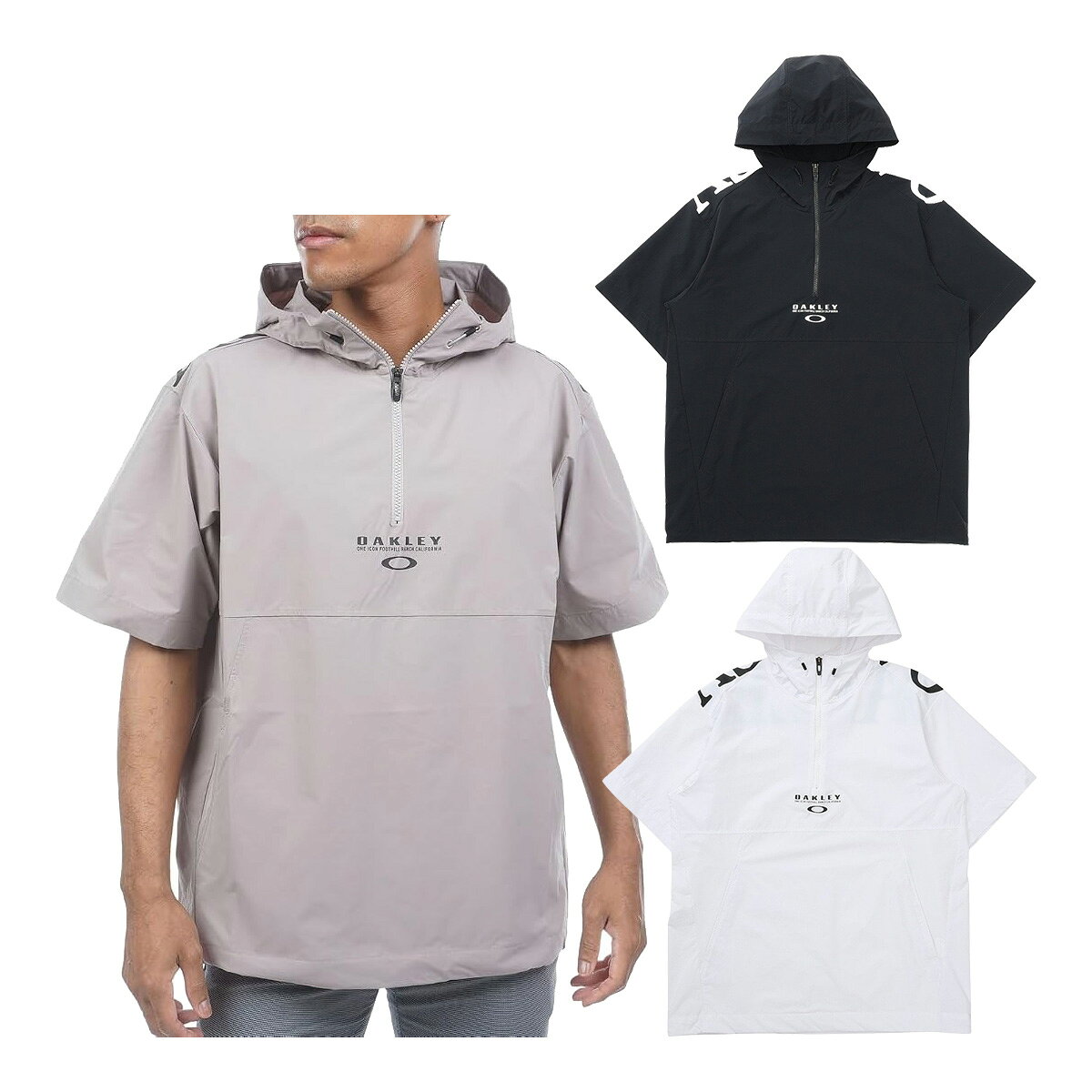 OAKLEY ゴルフウェア ハーフジップ シャツ 3枚セット OAKLEY