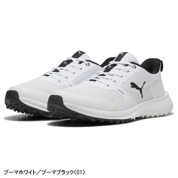 プーマ ゴルフ ゴルフシューズ フュージョン グリップ 6 スパイクレスシューズ メンズ 310260 3E相当 紐タイプ シューレース PUMA GOLF Fusion Grip 6 ローカット 25FW