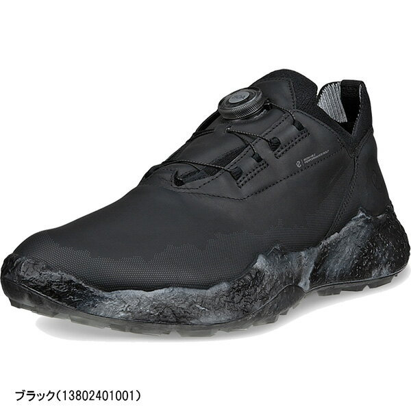 エコー ゴルフシューズ レザーウォータープルーフ ボア メンズ 13802401001／13802401007 ECCO GOLF biom h5 hybrid スパイクレス ゴルフシューズ 3E相当 2025年春夏モデル ダイヤル式 ダイヤルタイプ バイオム H5 ハイブリッド BOA