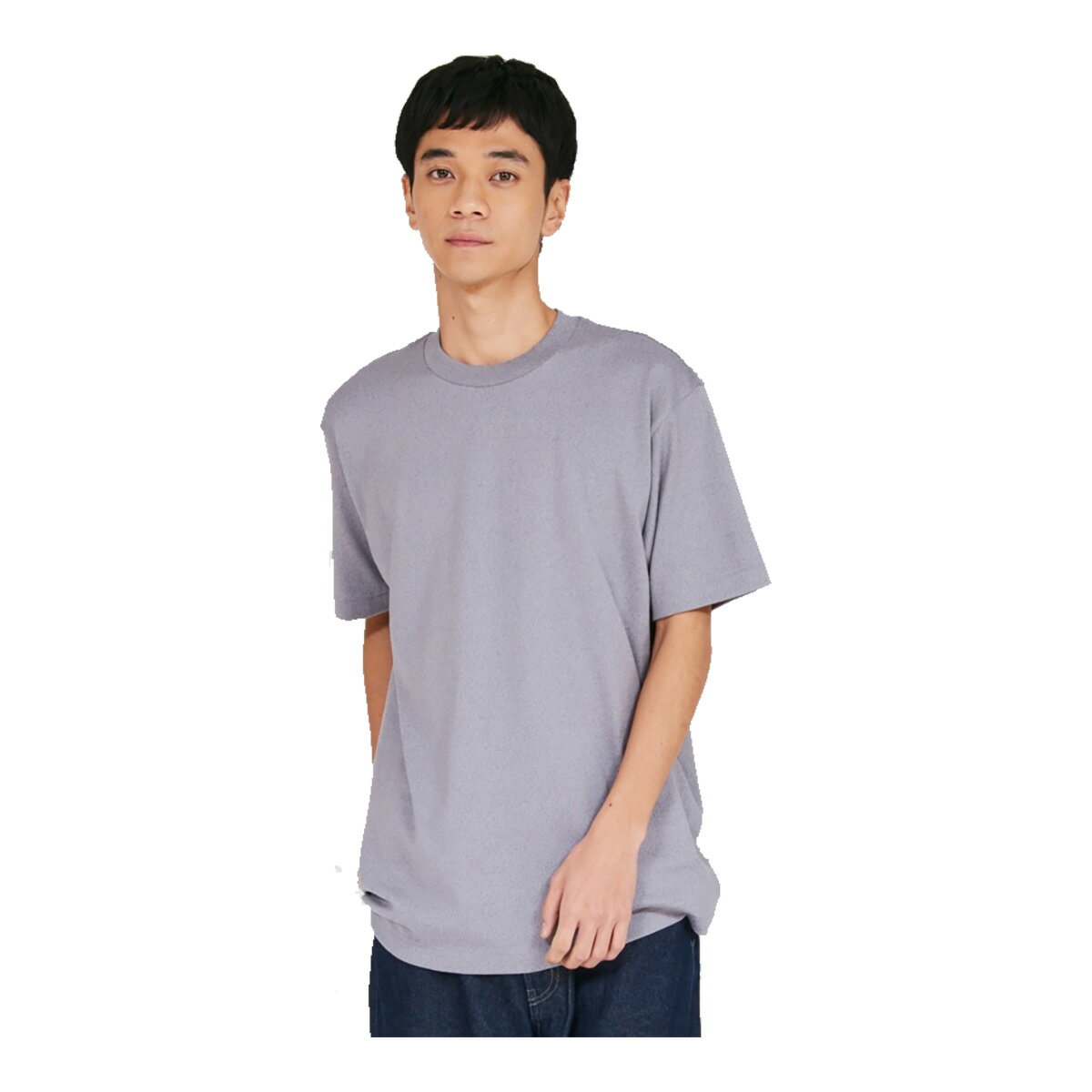 乐天商城 - ヘインズ Hanes 半袖 クルーネックシャツ Tシャツ T-SHIRTS MOKU 26SS ユニセックス HM1-D203 ショートスリーブ モク 杢 グレーT シンプル カジュアル 2026年春夏モデル 春夏ウェア メンズ レディース 汗染みが目立ちにくい