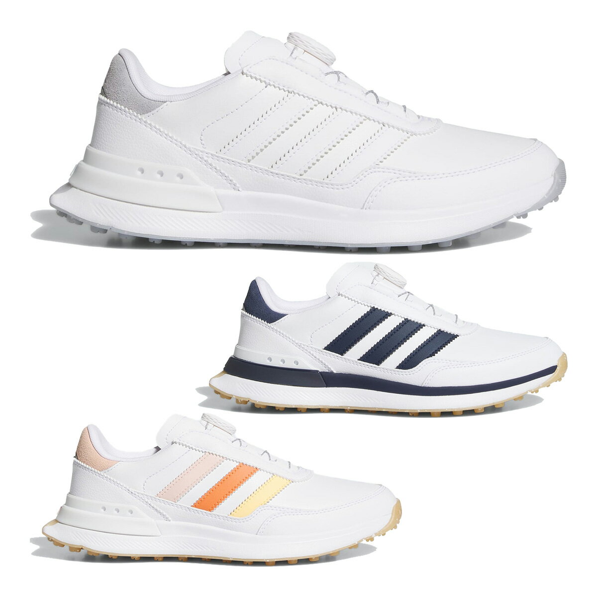 ADIDAS - 【レディース】アディダス ゴルフ ゴルフシューズ S2G 26 ボア スパイクレス ゴルフ スパイクレスシューズ OPJ96 JQ3557／JR1891／JR1892 adidas golf S2G 26 BOA SPIKELESS GOLF ダイヤル式 2026年春夏モデル 2E相当 女性用