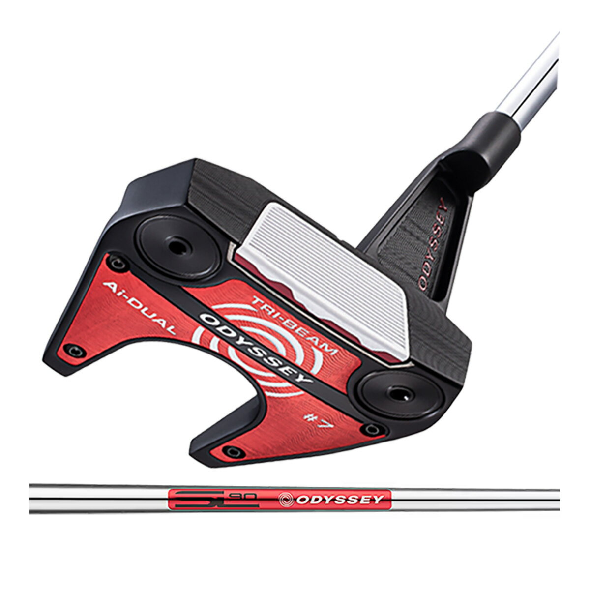オデッセイ Ai-DUAL TRI-BEAM #7 パター STROKE LAB 90シャフト 2026年モデル ODYSSEY GOLF[エーアイデュアル トライビーム セブン][PUTTER ゴルフクラブ]