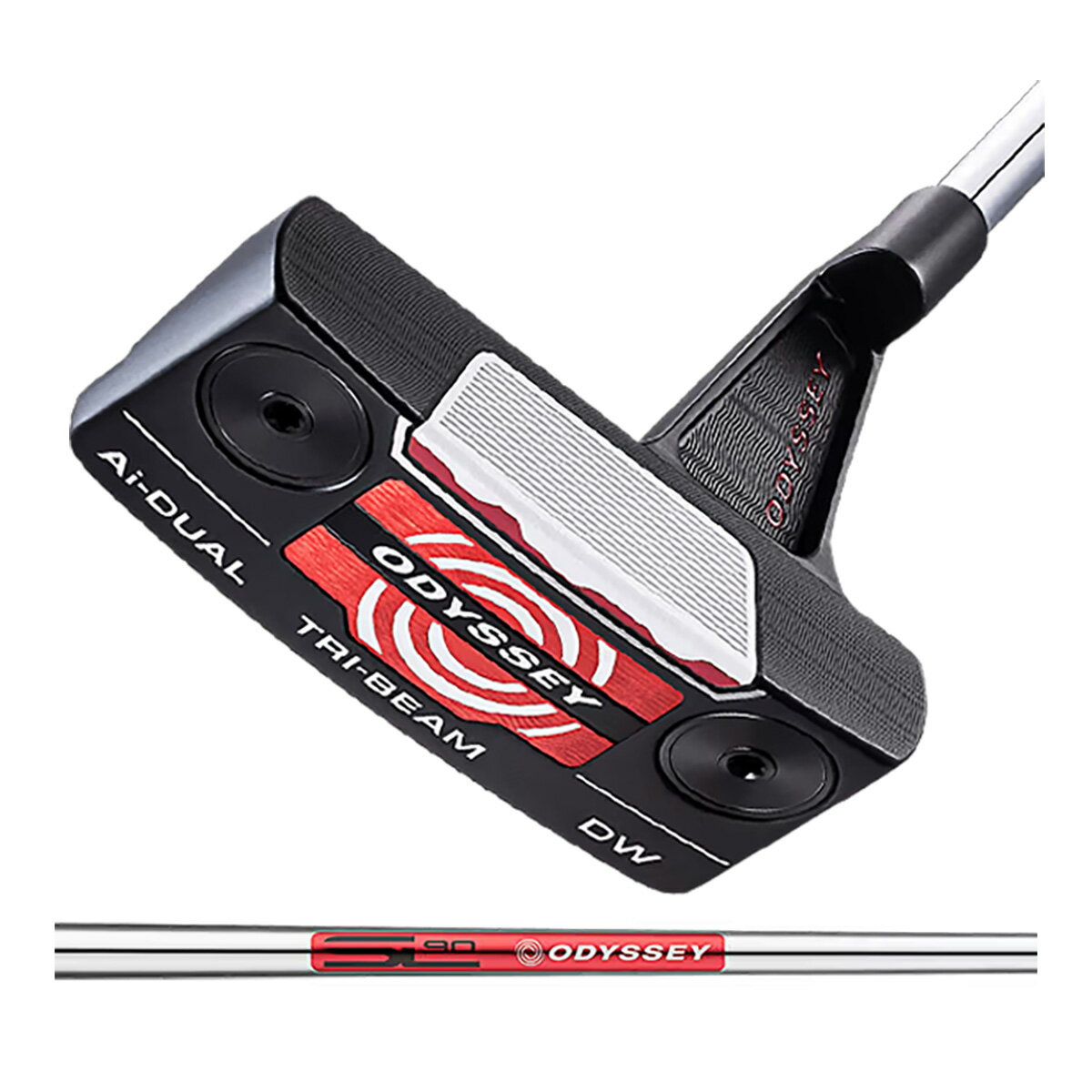 オデッセイ Ai-DUAL TRI-BEAM DW CS パター STROKE LAB 90シャフト 2026年モデル ODYSSEY GOLF[エーアイデュアル トライビーム ワン][PUTTER ゴルフクラブ]