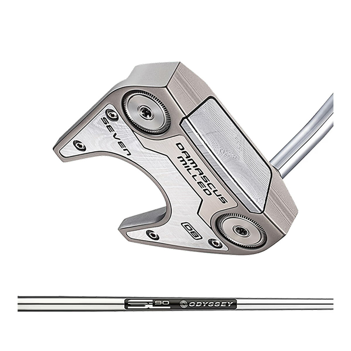 オデッセイ DAMASCUS MILLED TWO CH パター STROKE LAB 90 STEEL FOR DMC MLD スチールシャフト 2026年モデル ODYSSEY GOLF ダマスカス ミルド トゥー シーエイチ PUTTER ゴルフクラブ Callaway キャロウェイ